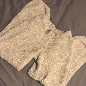 SKIMS Cream Cozy Track Pants